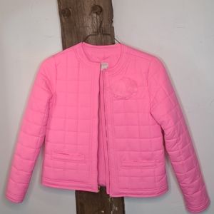 New with tags J. Crew Bright Pink quilted jacket